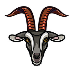 Goat head icon Royalty Free Vector Image - VectorStock