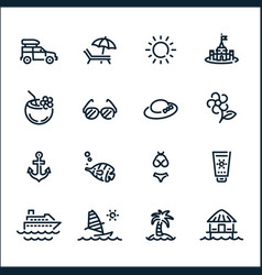 Summer Beach Icons 02