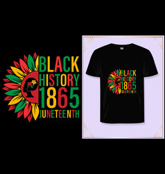 Black History Month Juneteenth T Shirt Design