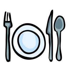 Cutlery Doodle Icon