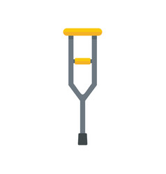 Medical Crutches Icon Flat Style