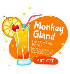 Monkey Gland Cocktail Best For Parties