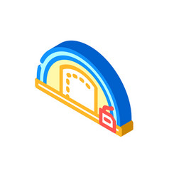 Roof Tent Vacation Isometric Icon