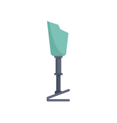 Prosthetic Leg Icon Flat Style