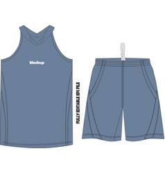 Basketball Uniform Jersey Shorts Mock Ups