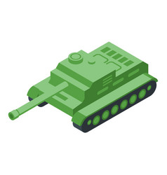 Tank Icon Isometric Military Vehicle