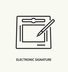 Electronic Signature On Sign Pad