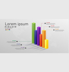 Bar Chart Infographic With Colorful Topic