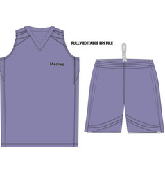 Basketball Uniform Jersey Shorts Mock Ups