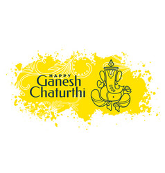 Hindu Traditional Ganesh Chaturthi Background