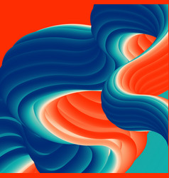 Abstract 3d Wave Wave Pattern Template For Decor