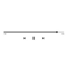 Audio Or Video Player Progress Loading Bar