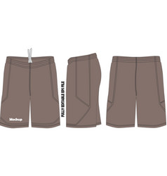 Basketball Uniform Jersey Shorts Mock Ups