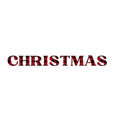 Christmas Logo Lettering With Classic Buffalo