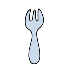 Fork Isolated On A White