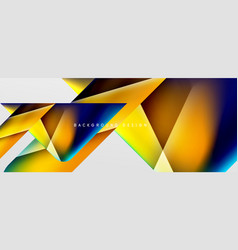 Triangle Fluid Color Gradient Abstract Background