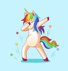 Dabbing Unicorn Dab Dancing Meme Pose Dreamy