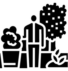 Garden Maintenance Glyph Icon