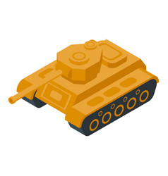 Panzer Tank Icon Isometric Military Tank