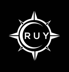 Ruy Abstract Technology Circle Setting Logo