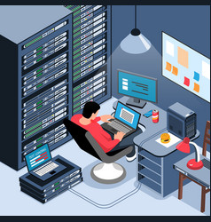 Sysadmin Isometric