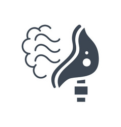 Mechanical Ventilation Related Glyph Icon