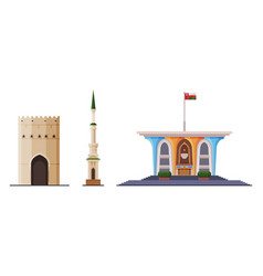 Oman Muscat City Historical Building And Landmarks