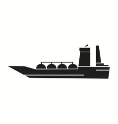 Lng Tanker Ship Icon Gas Industry