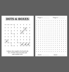 Dots And Boxes Note Book Game Kids Activity Noteb