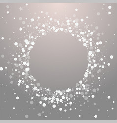 Grey Snowflake Background Silver