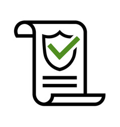 Insurance Policy Icon Business Document Protect