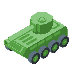 Troops Tank Icon Isometric Military Battle