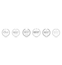 Best Film Laurel Wreath Label Set