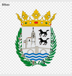 Emblem Of Bilbao City Of Spain