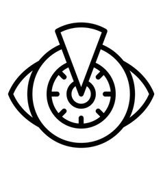 Optical Eye Icon Outline Surgery Vision