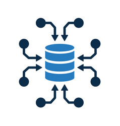 Server Collecting Data Icon