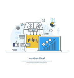 Investment Fund Saving Money And Finance Growth