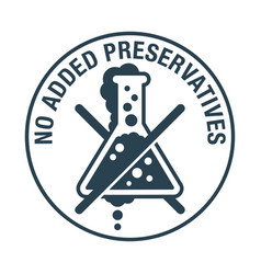 No Added Preservatives Flat Icon