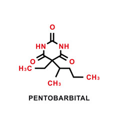 Pentobarbital Chemical Formula