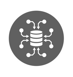 Server Collecting Data Icon