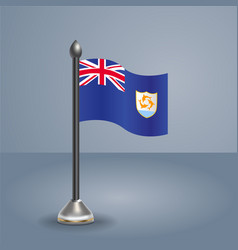 State Table Flag Of Anguilla