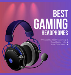 Banner Design Of Best Gaming Headphones