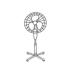 Cute And Funny Hand Drawn Clipart Of Fan