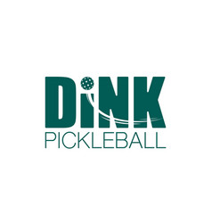 Pickleball Dink Ball Symbol