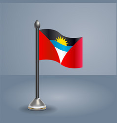 State Table Flag Of Antigua And Barbuda