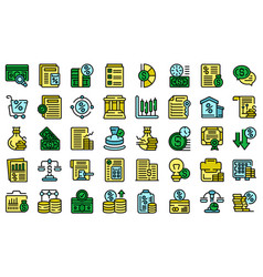 Lender Icons Set Flat