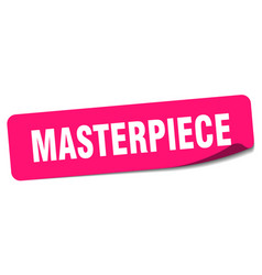 Masterpiece Sticker Masterpiece Label