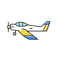 Airplane Flight School Color Icon