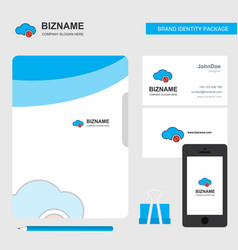 Cloud Not Working Business Logo File Cover