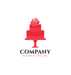 Red Cake Logo Design